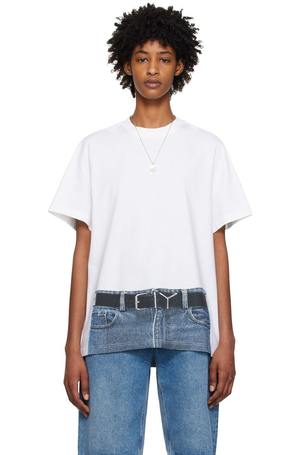 Y/Project Jean Paul Gaultier Edition Trompe L'oeil Y Belt T-Shirt