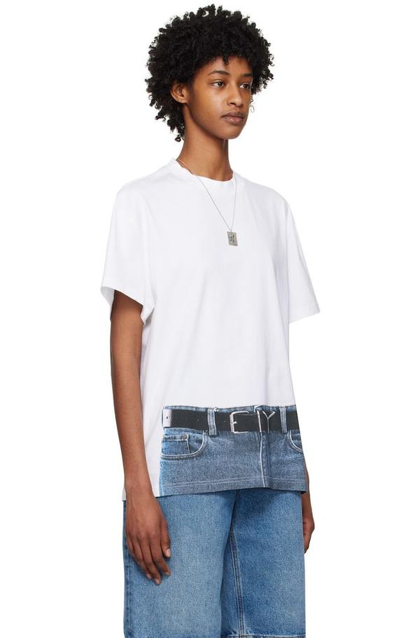 Y/Project Jean Paul Gaultier Edition Trompe L'oeil Y Belt T-Shirt