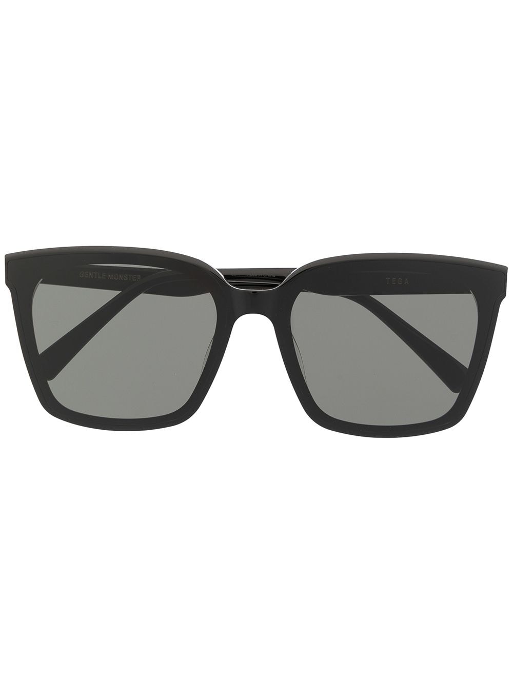 Gentle Monster Tega 01 Sunglasses - Black/Black | Garmentory