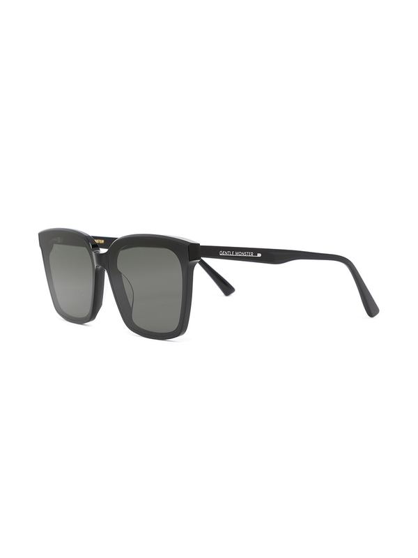 Gentle Monster Tega 01 Sunglasses - Black/Black | Garmentory