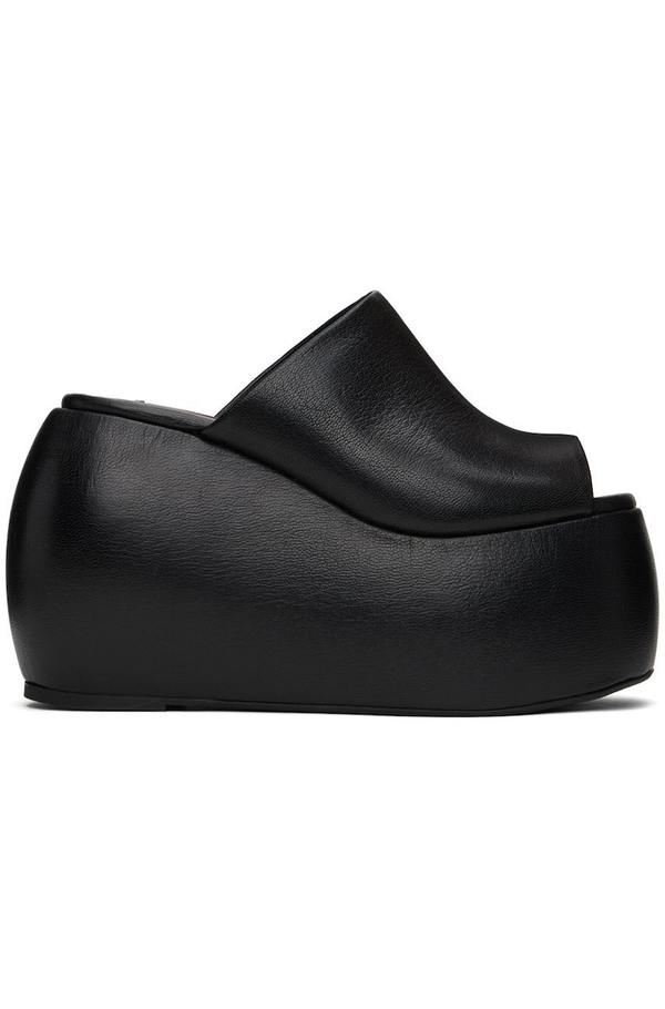 Simon Miller Bubble Platform Sandals - Black | Garmentory
