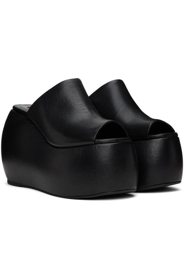 Simon Miller Bubble Platform Sandals - Black | Garmentory
