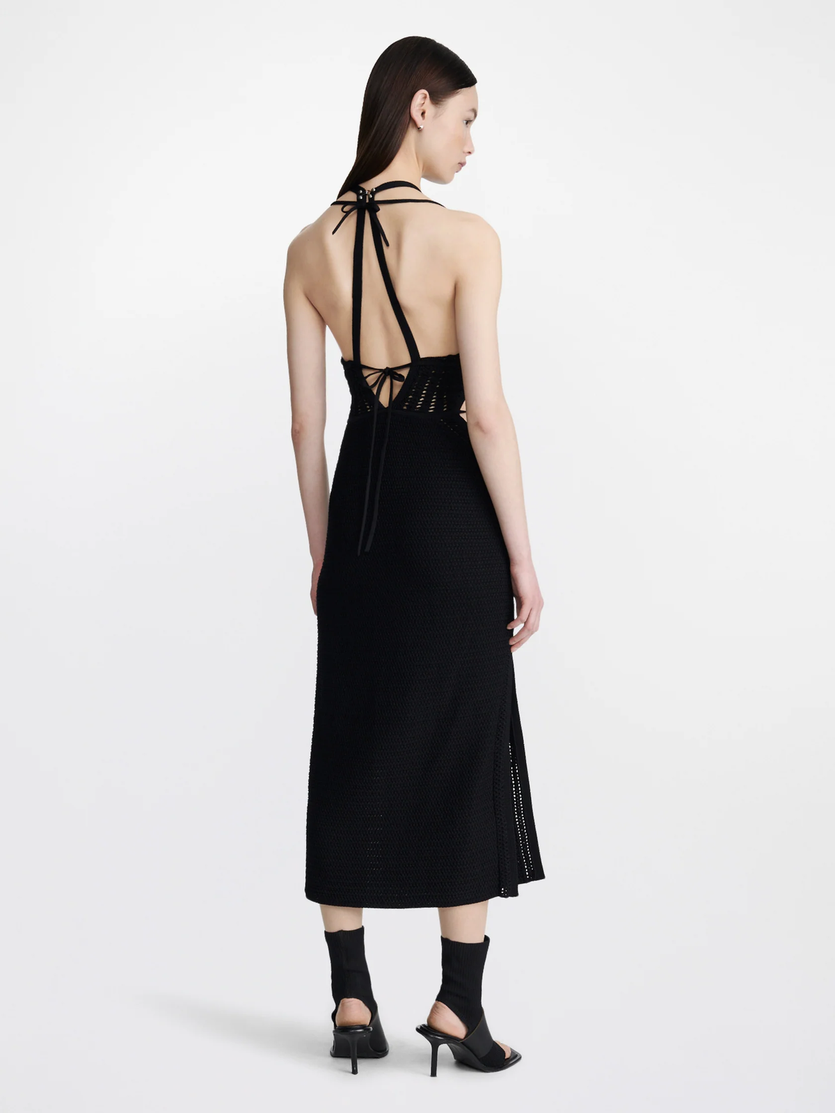 dion lee crochet butterfly dress Dion Lee Crochet Tie Butterfly Dress
