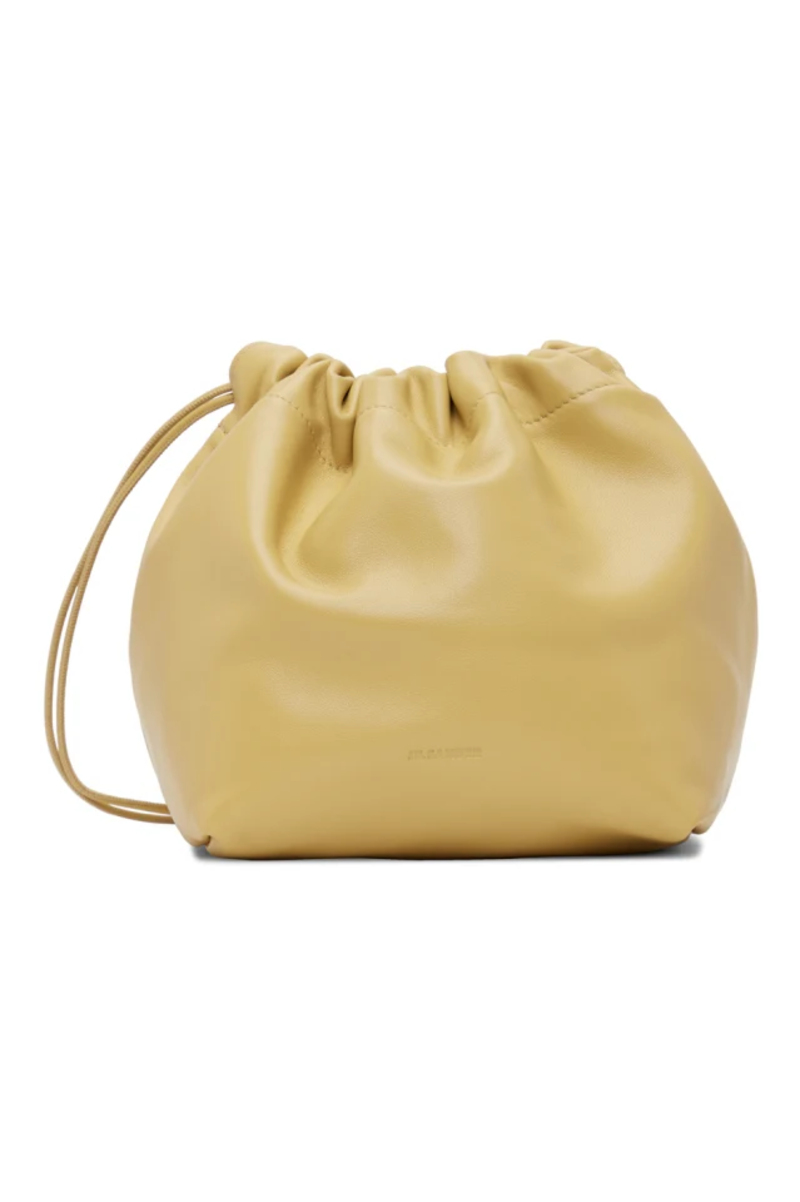 Jil Sander Mini Dumpling Bag - Pastel Yellow | Garmentory Jil Sander Mini Dumpling Bag - Pastel Yellow | Garmentory