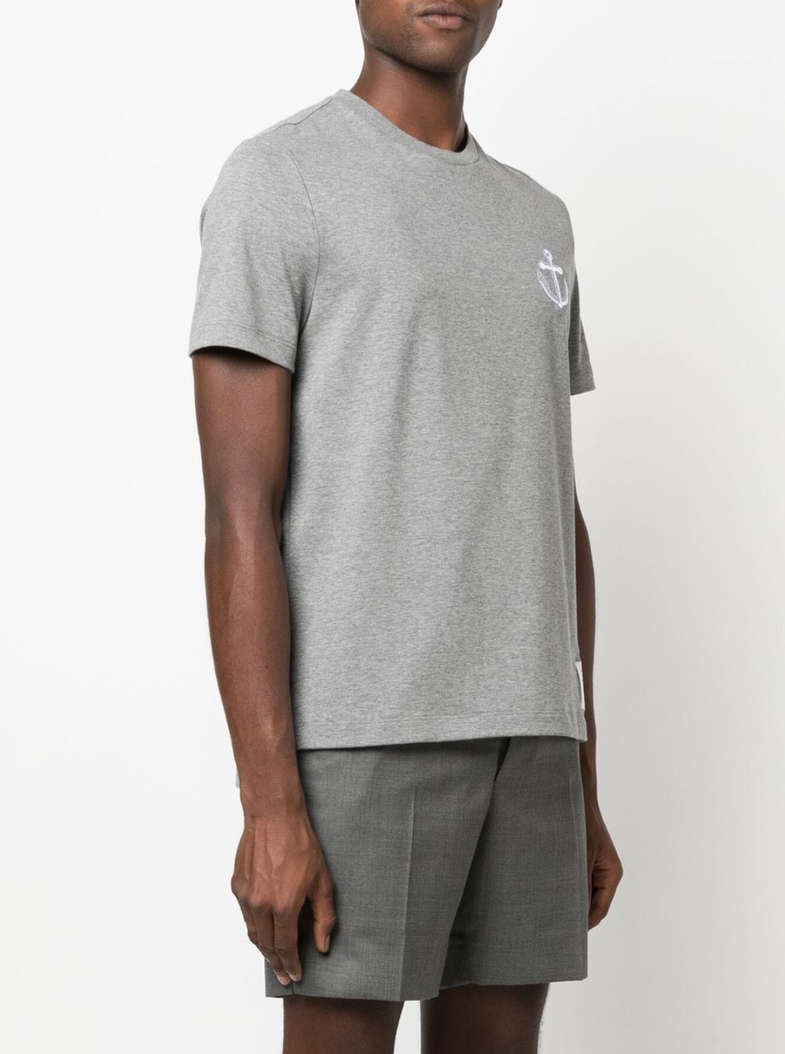 thom browne Med Weight Jersey Short Sleeve Tee W/ Anchor