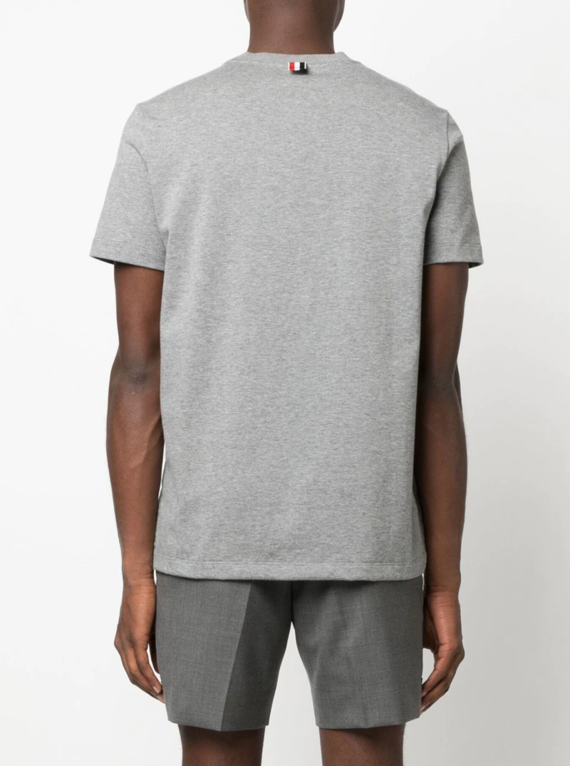 THOM BROWNE 23SS アンカー刺繍 Tシャツ Thom Browne Short Sleeve Tee in Navy | FWRD