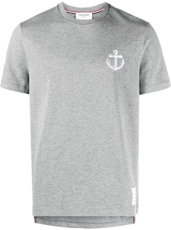 thom browne Med Weight Jersey Short Sleeve Tee W/ Anchor