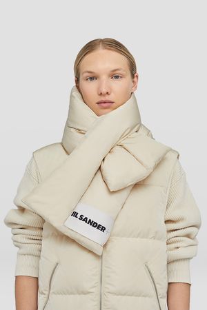 Jil Sander Down Scarf Garmentory