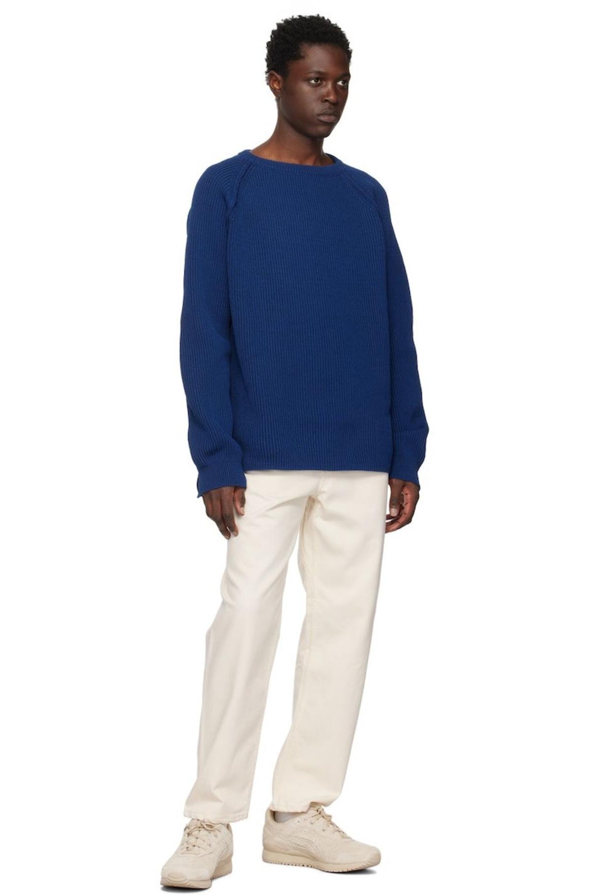 Nanamica 5G Sweater - Ocean Blue | Garmentory