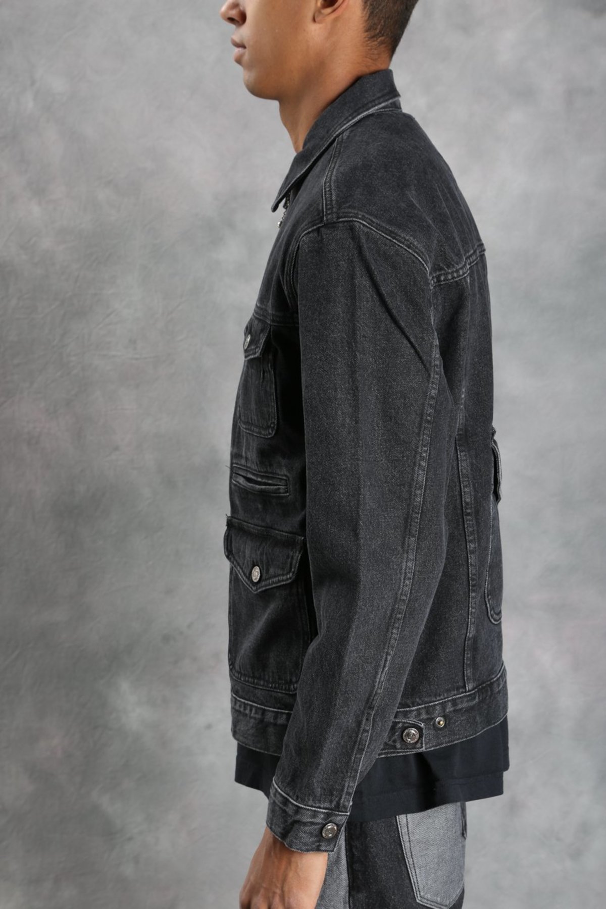ジャケット・アウター Midnight Studios Guess Dneim Jacket L Guess × Midnight Studios Tactical Denim Jacket | Grailed