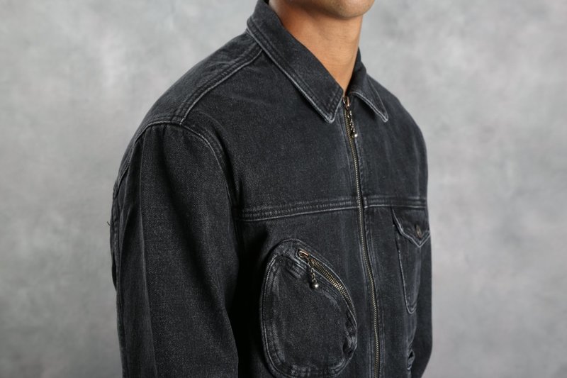 女性に人気！ x STUDIOS MIDNIGHT GUESS Garmentory | Jacket Denim Tactical ジャケット・アウター