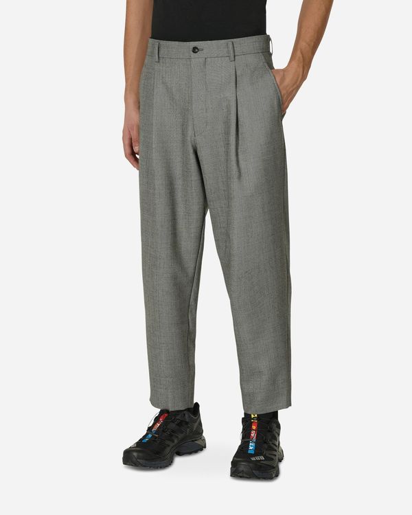 COMME DES GARCONS HOMME PLUS Tuck Front Wool PANTS - gray | Garmentory