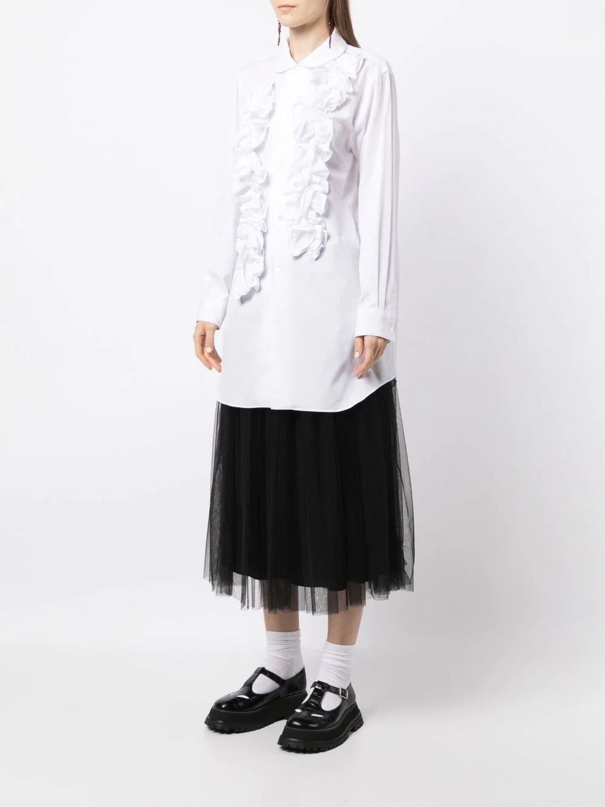 COMME DES GARCONS COMME DES GARCONS WOMEN FLOWER PLEATED