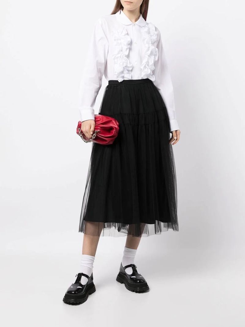 COMME DES GARCONS COMME DES GARCONS WOMEN FLOWER PLEATED