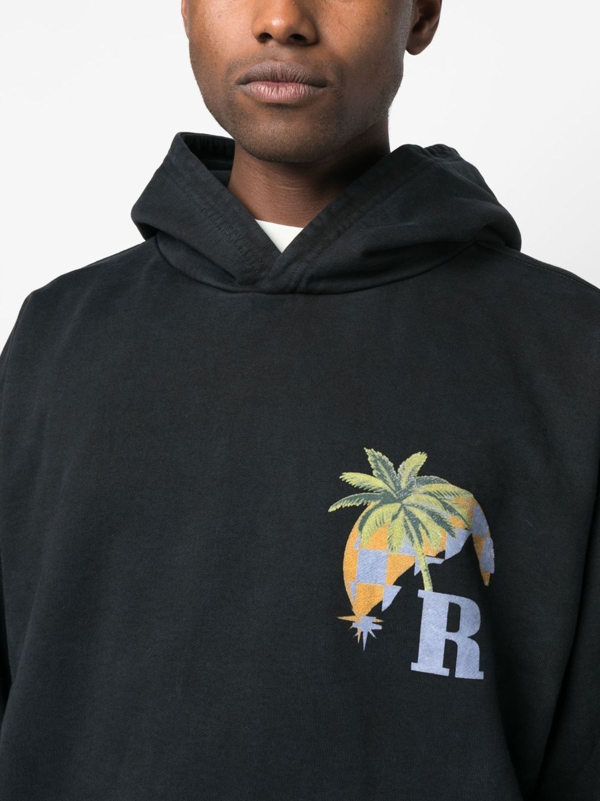 トップス Rhude Moonlight Tropics Hoodie M RHUDE Moonlight Tropics Hoodie - Vintage Black | Garmentory
