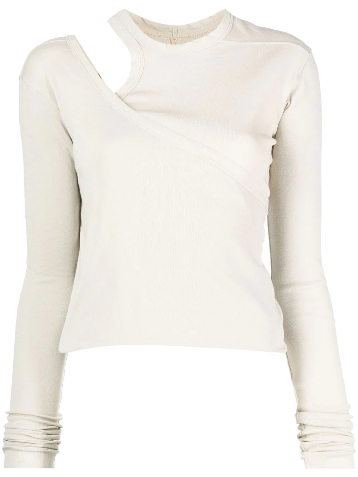 Rick Owens Banana Ls T - Pearl | Garmentory
