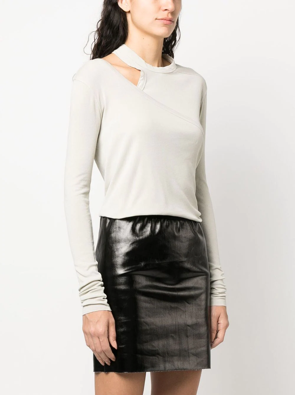 Rick Owens Banana Ls T - Pearl | Garmentory