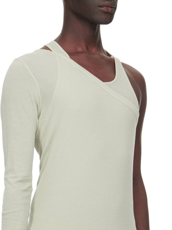 Rick Owens Ziggy Banana Tank Top - Pearl | Garmentory