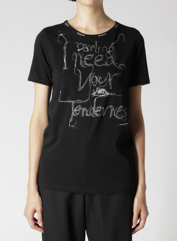 YOHJI YAMAMOTO Tシャツ・カットソー レディース Yohji Yamamoto Goth Girl T-Shirt – Justin Reed