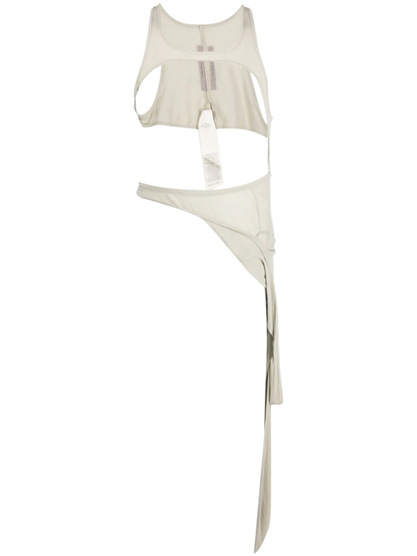 Rick Owens Banana Skeletank T-Shirt - Pearl | Garmentory