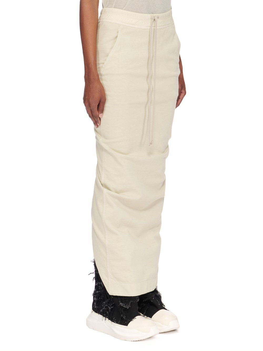 ワンピース RICK OWENS Women Mid Skirts LI01E4526 CVI28 WHITE RICK OWENS - SKIRT - Rick Owens