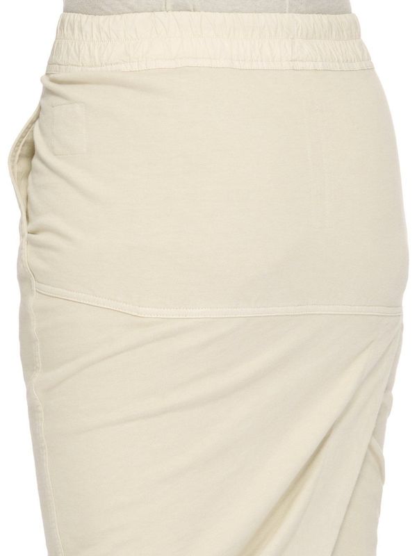 Rick Owens DRKSHDW Pull On Pillar Skirt - Milk | Garmentory