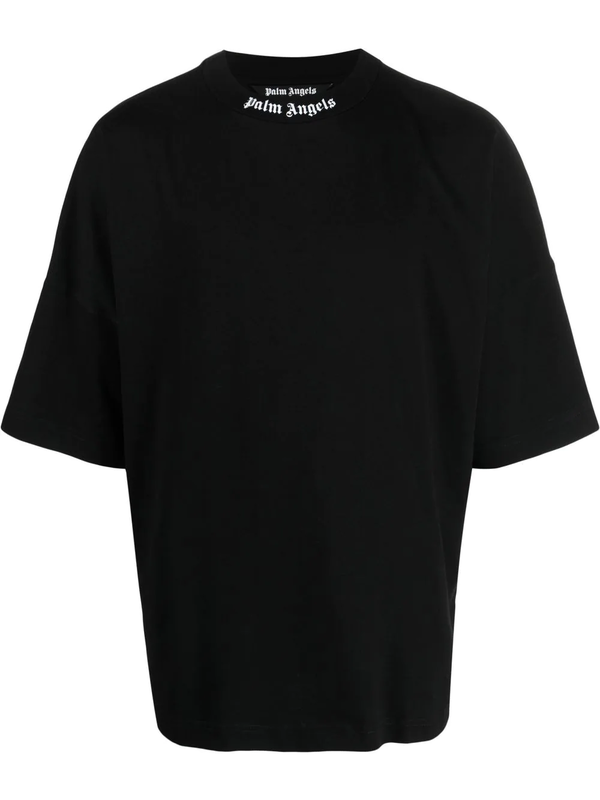 Tシャツ・カットソー Palm Angels CLASSIC LOGO SLIM TEE (PMAA089C99JER003 1001) Palm Angels Classic Logo Slim Tee Black | END. (AR)