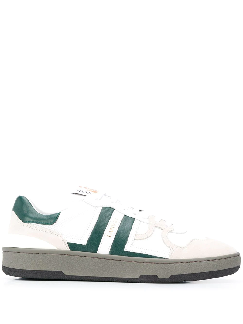 LANVIN Men Tennis Low Top Sneakers White Garmentory