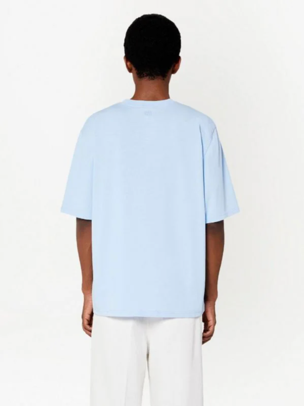 Ami Paris Unisex Tonal Ami De Coeur T-shirt - Sky Blue | Garmentory