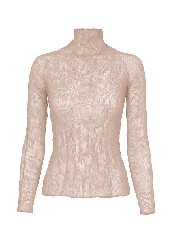 ISSEY MIYAKE ライトピンク CHIFFON TWIST 2 Issey Miyake Chiffon Twist Shirt 2 - Light Pink | Garmentory