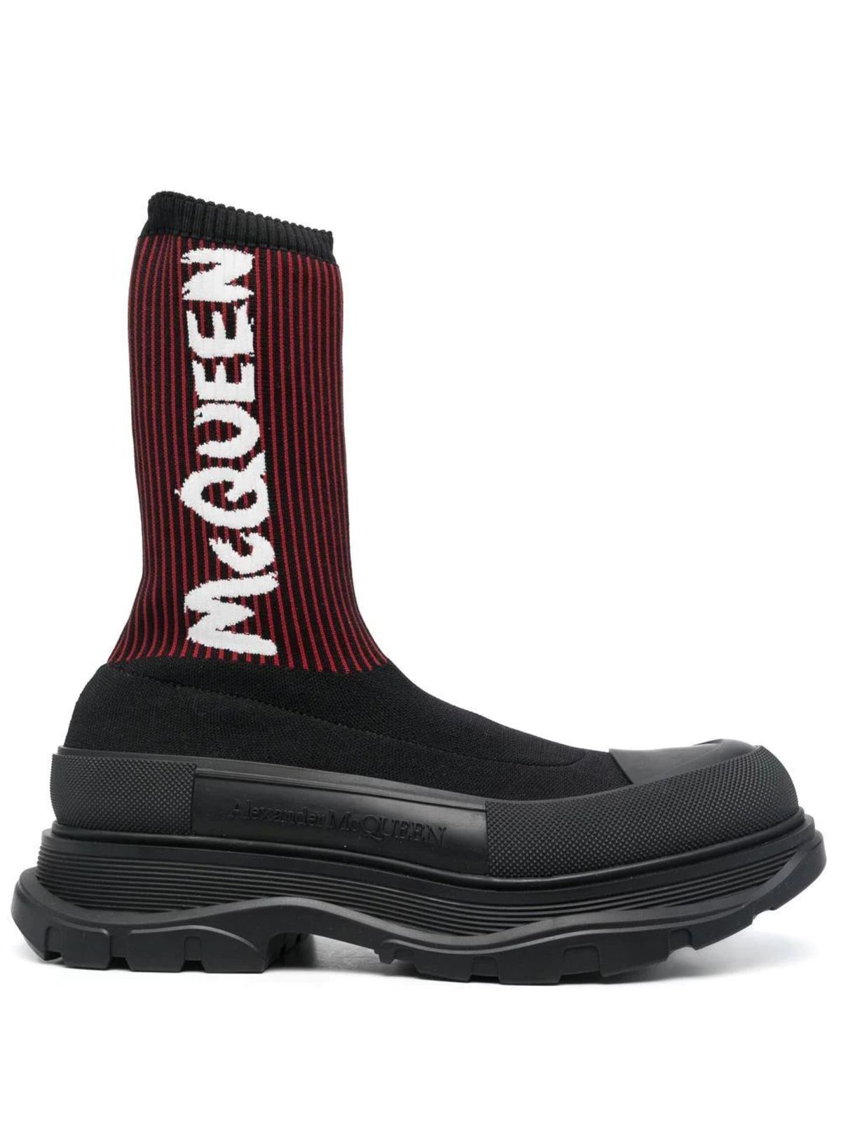 ALEXANDER MCQUEEN Men Tread Slick Sock Boot Sneakers | Garmentory