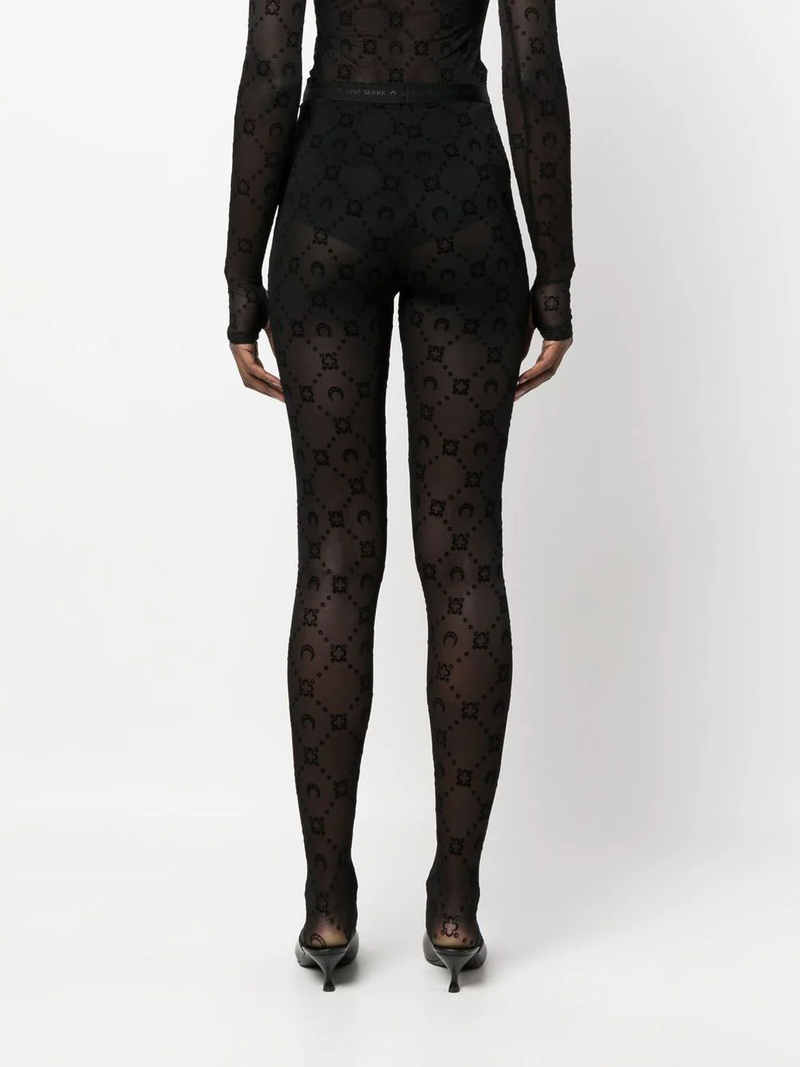 marine serre タイツ Recycled Jersey Moon Catsuit • Marine Serre