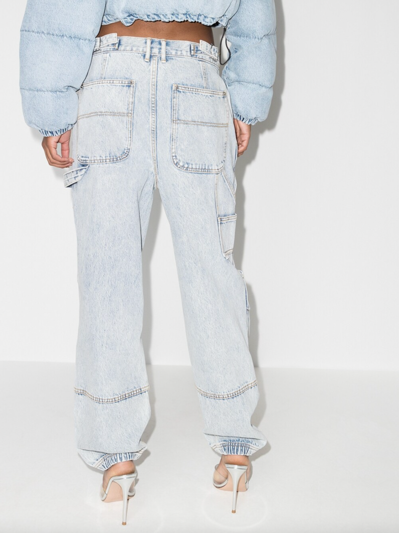 ALEXANDER WANG WOMEN Double Front Carpenter Jeans | Garmentory