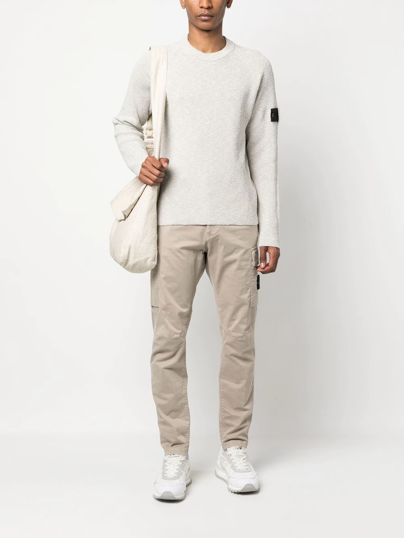 Stone Island Pantalone Regular Tapered Pants - Dove Grey | Garmentory