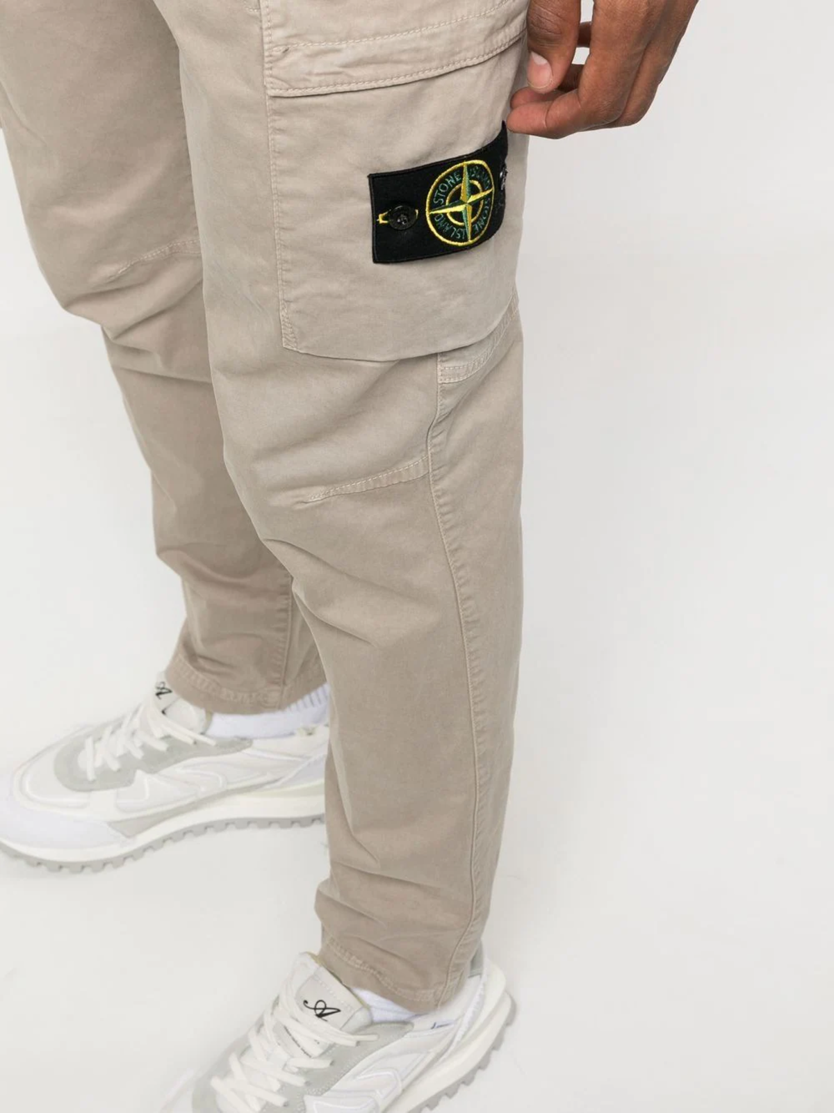 Stone Island Pantalone Regular Tapered Pants - Dove Grey | Garmentory
