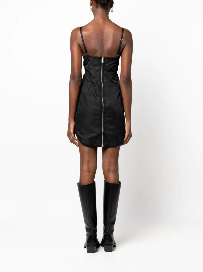 VIP【関税送料無料】希少 HERON PRESTON BLACK STRETCH DRESS Heron Preston - Black Stretch Minidress