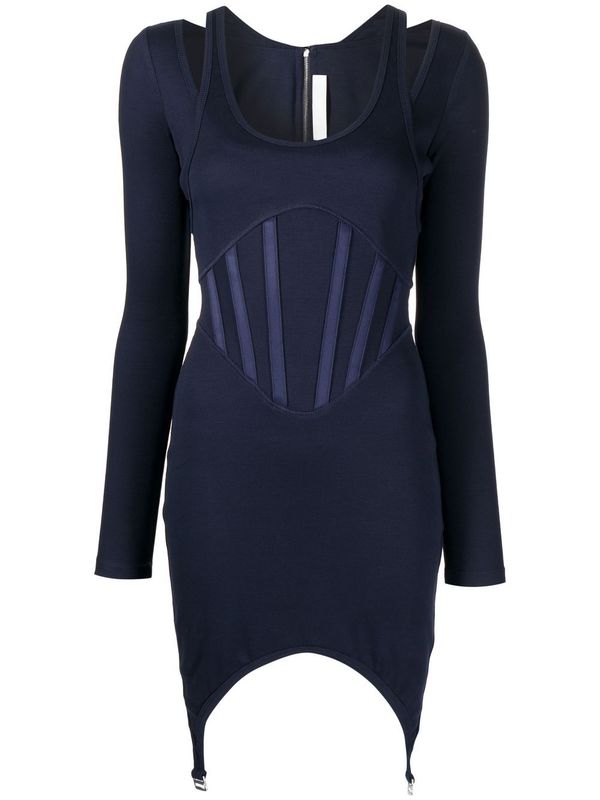 dion lee fin corset dress DION LEE WOMEN Fin Corset Dress