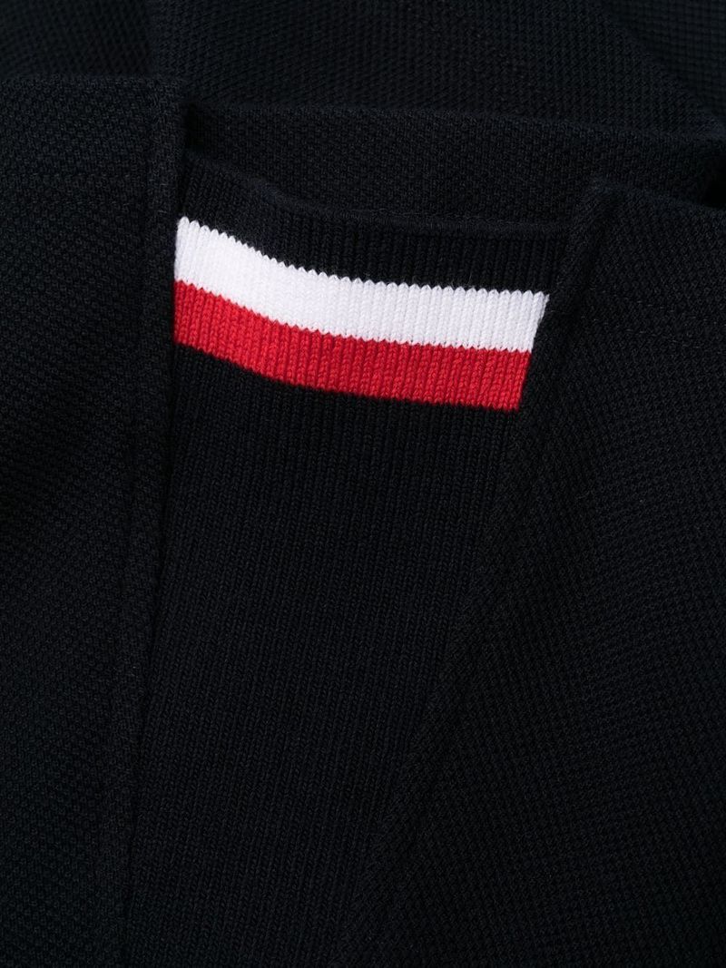 THOM BROWNE WOMEN FLARED TENNIS DRESS W RWB STRIPE RIB