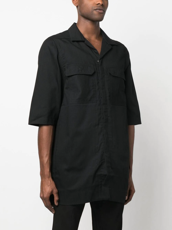 Rick Owens 8oz Selvedge Denim Magnum Shirt | Garmentory