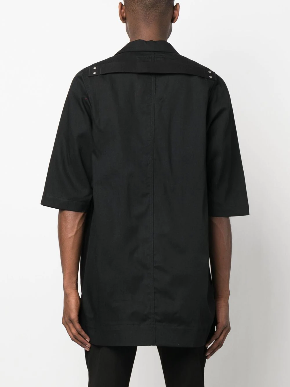Rick Owens 8oz Selvedge Denim Magnum Shirt | Garmentory
