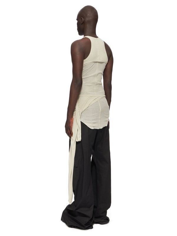 Rick Owens Banana Skeletank T-Shirt - Pearl | Garmentory