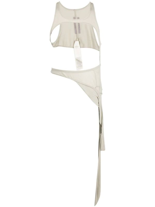 Rick Owens Banana Skeletank T-Shirt - Pearl | Garmentory