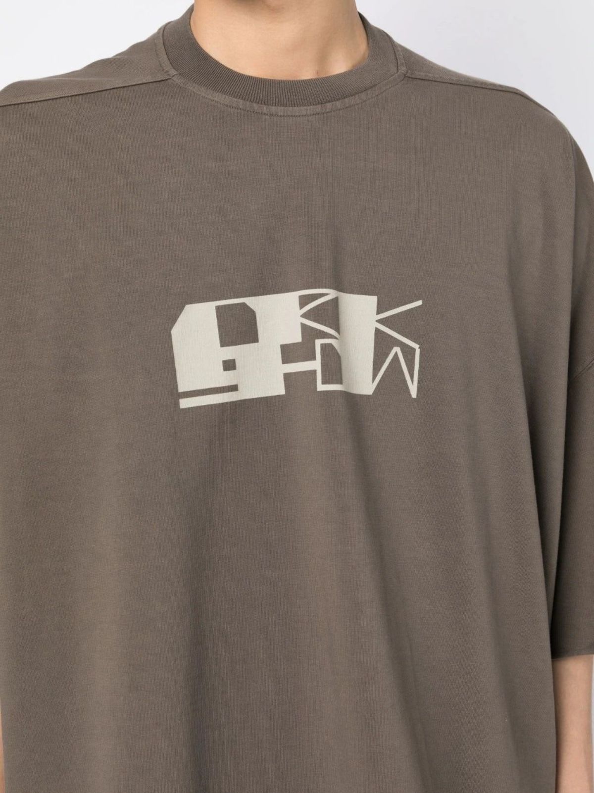 Rick Owens DRKSHDW Tommy Tee - Dust/Pearl | Garmentory