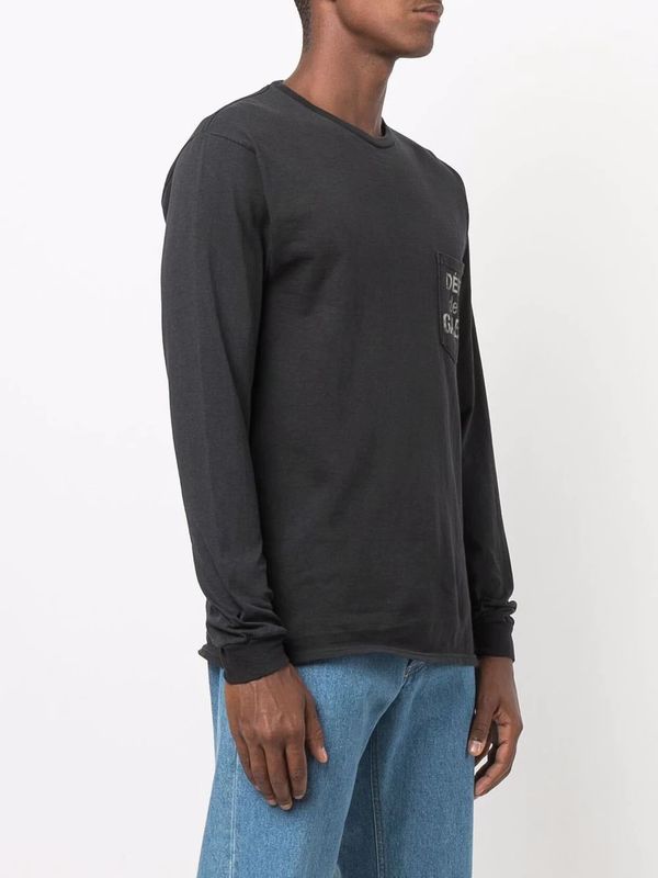 【GALLERY DEPT.】Dept De La GALERIE L/S Pocket Tee GALLERY DEPT. DEPT DE LA GALERIE L/S POCKET TEE | BLUE