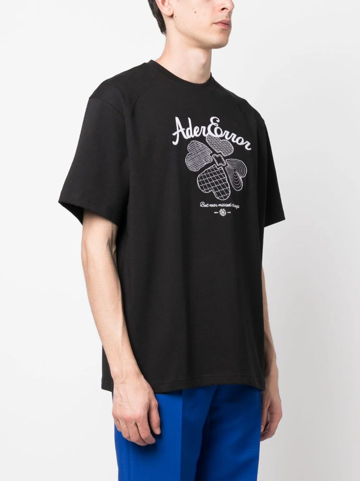 ADER ERROR Unisex Stitch Detail Logo T-Shirt | Garmentory