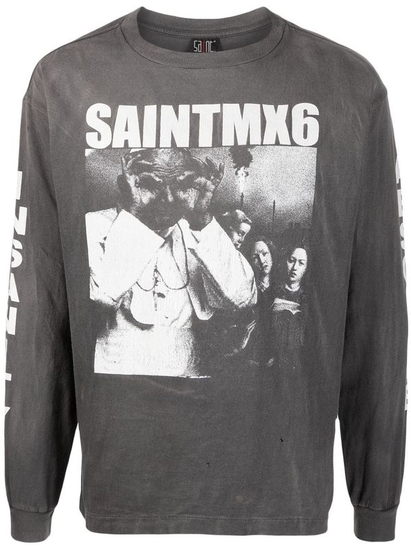 Saint Michael Unisex Saint Mx6 Long Sleeve T-shirt | Garmentory
