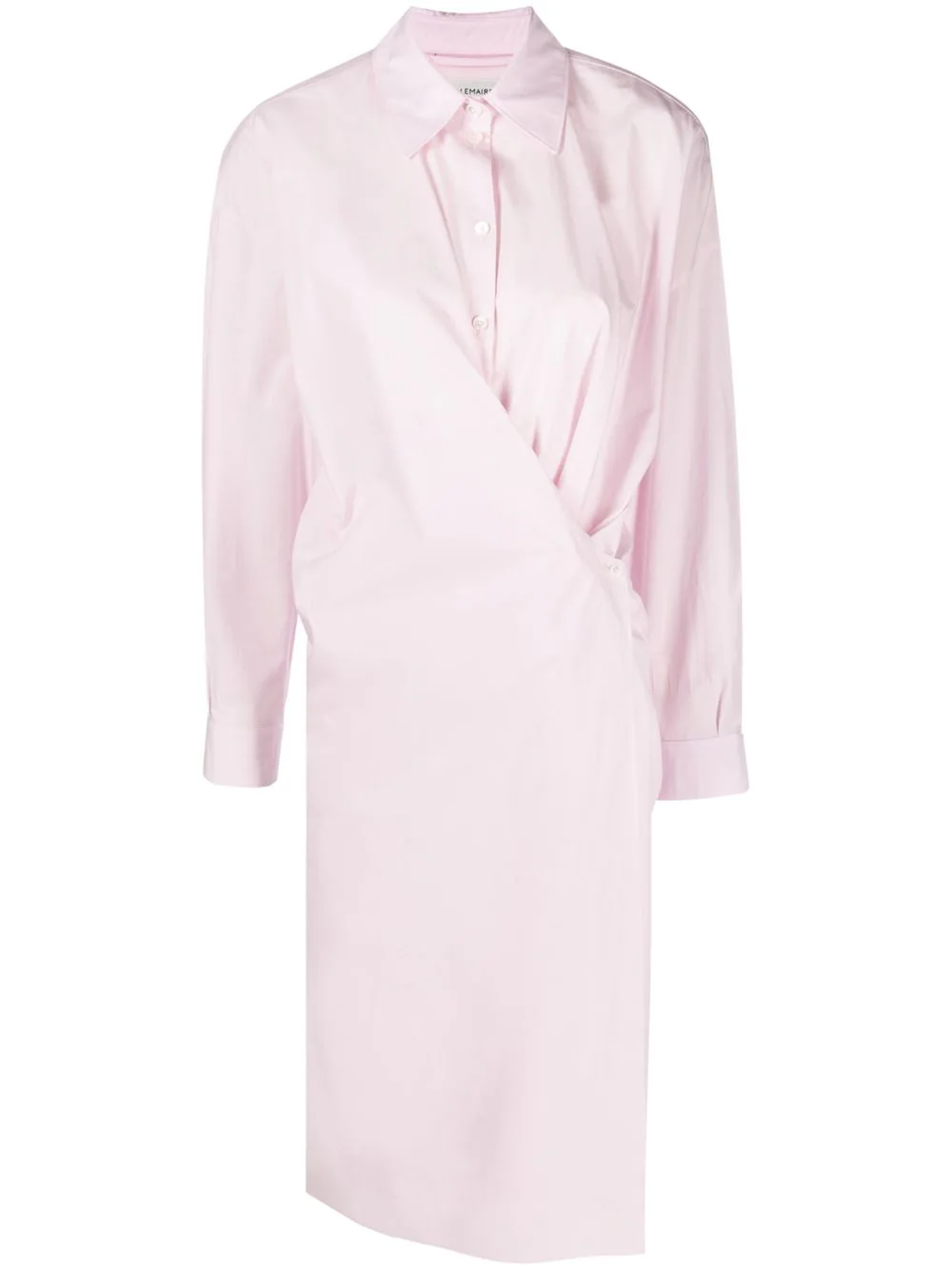 Lemaire｜DRESSES (STRAIGHT COLLAR TWISTED DRESS (DR1024 Buy Lemaire Straight Collar Twisted Dress 'Black' - DR1024
