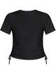 Veronica Beard Tazi Tee - Black - Thumbnail 3