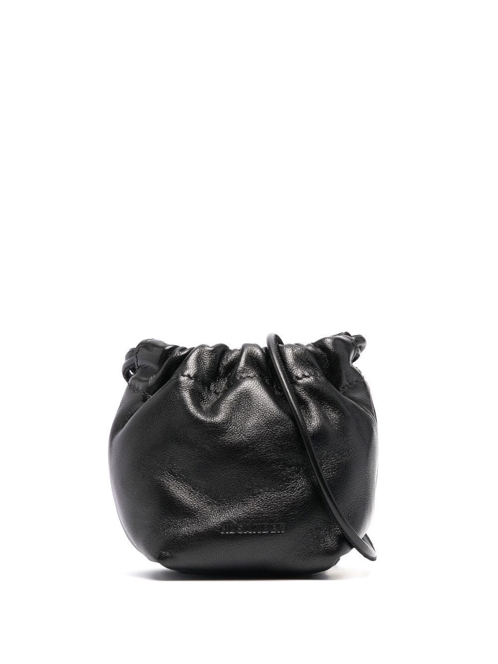 JIL SANDER|CROSSBAGS (DUMPLING MIN (J55WG0002 P4846 106 Jil Sander Mini Dumpling Bag - Black | Garmentory