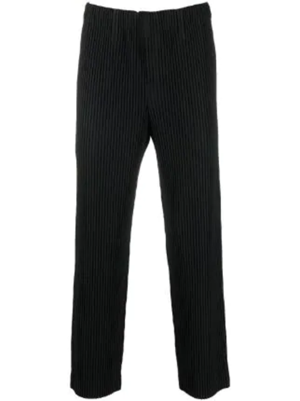 Homme Plisse Issey Miyake Men's Pleated Straight-Leg Pants